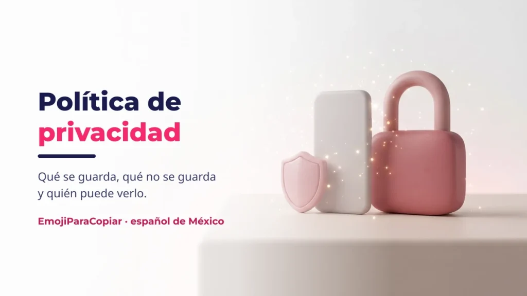 Política de privacidad en EmojiParaCopiar
